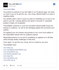 WentWorth Miller-on-depression