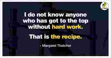 Quotes: Work Hard To Succeed