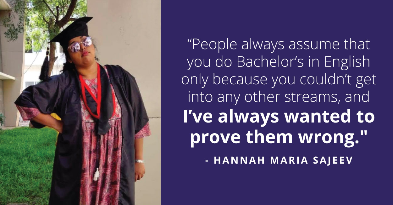 From cracking the JEE to finding her very own ‘family’, Hannah has been proving others wrong all her life
