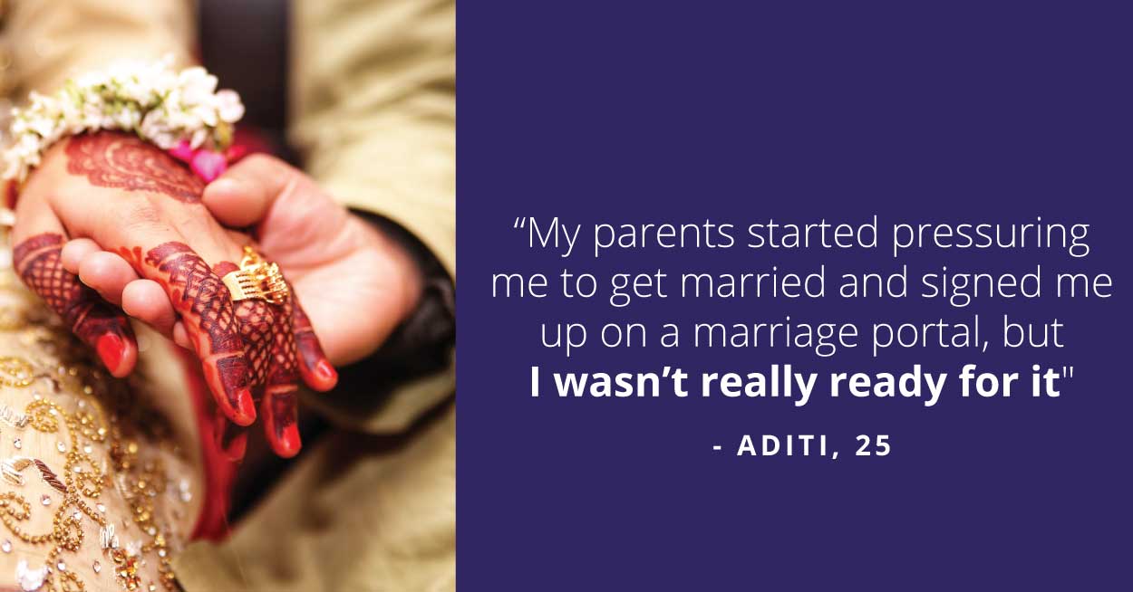 When Marriage Portals Started Affecting Her Mental Health, Aditi Chose to Get Better