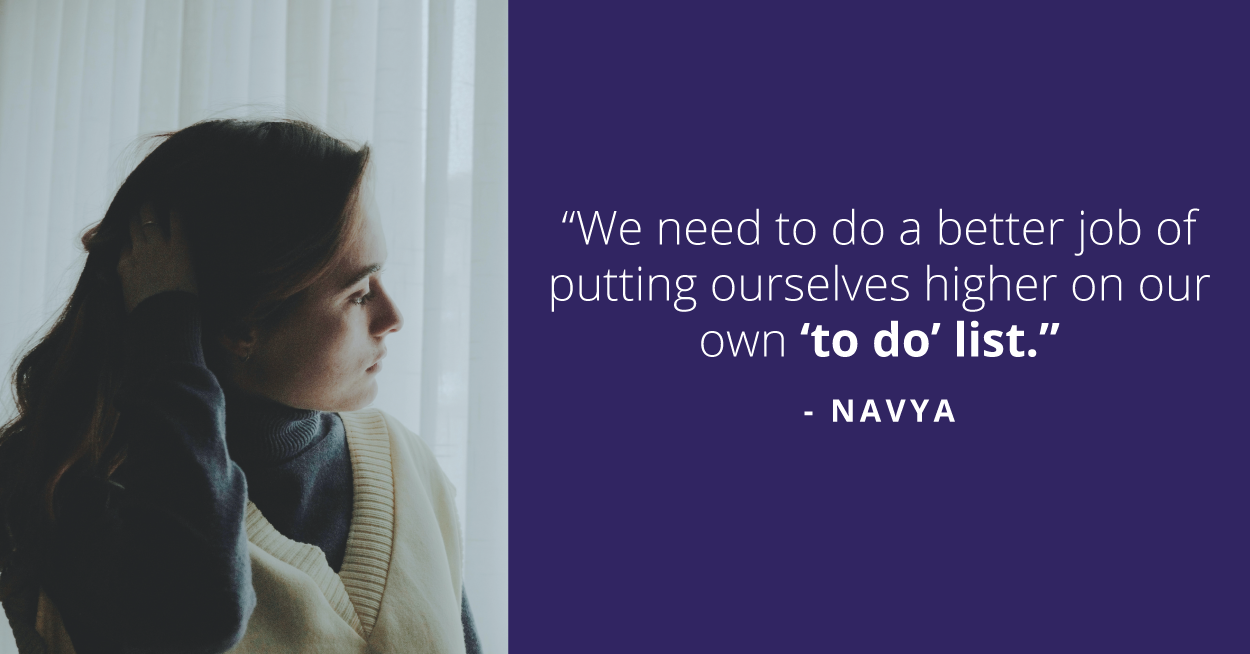 Navya was no stranger to this imbalance. After her promotion, she started facing some challenges with her career and personal life.