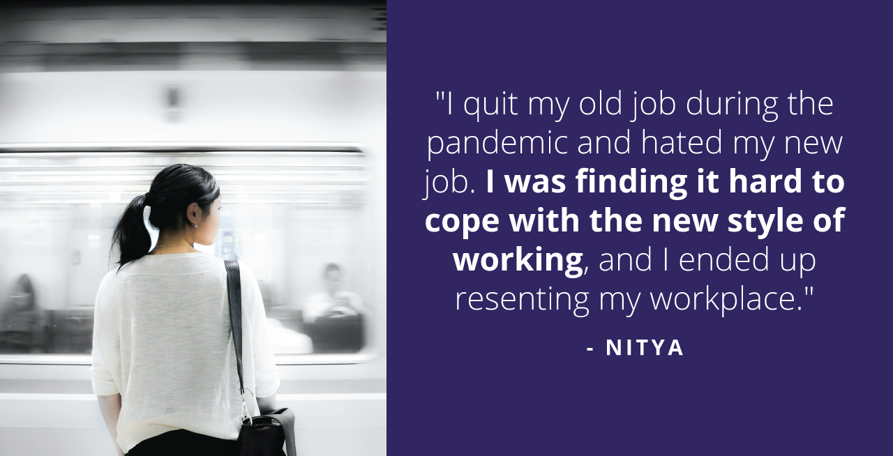 Nitya journey on finding light through dark times.