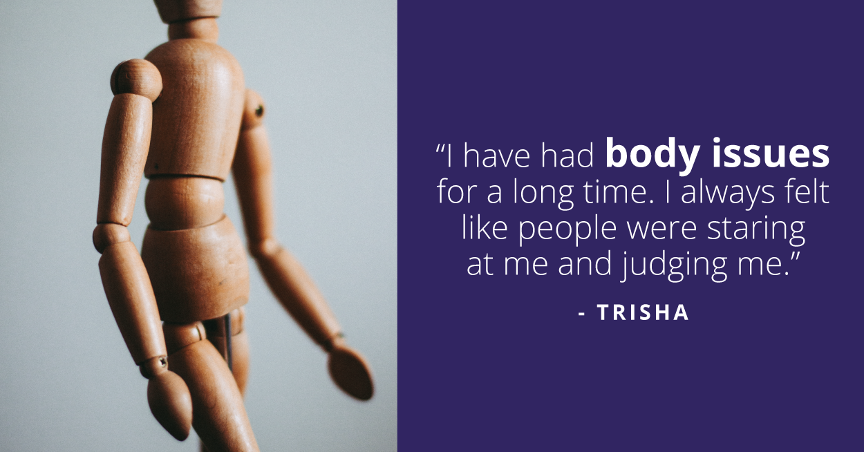 Trisha's journey from body shaming to body positivity