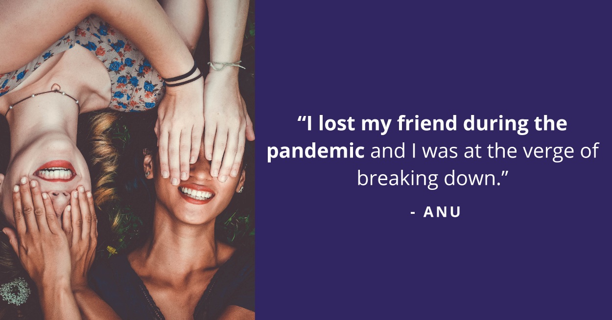 Anu's story of overcoming grief