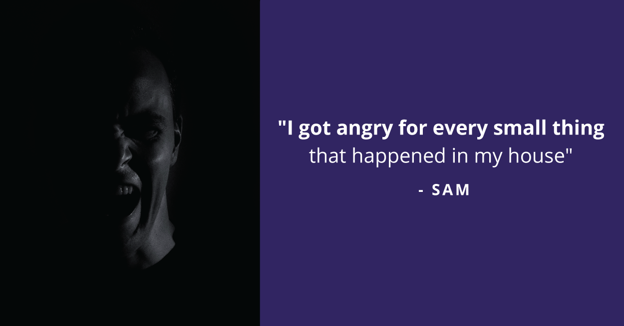 Sam's journey of mending bonds with his brother and working on his anger management issues.