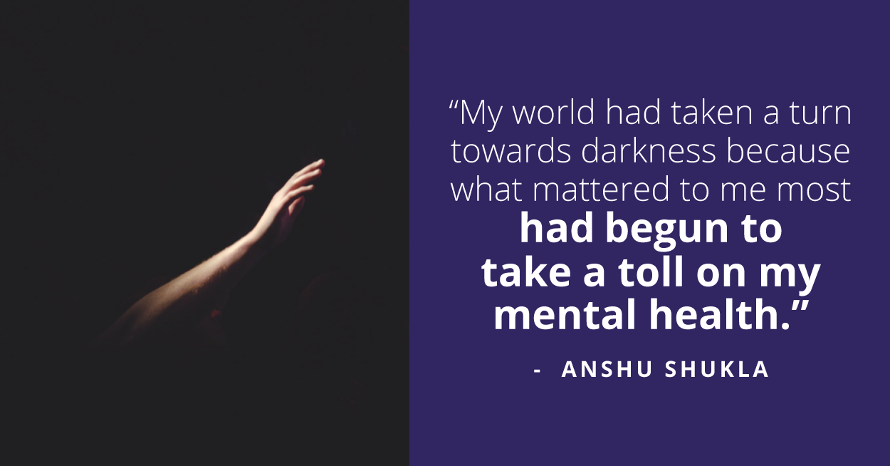 Anshu had a thirst for self improvement.