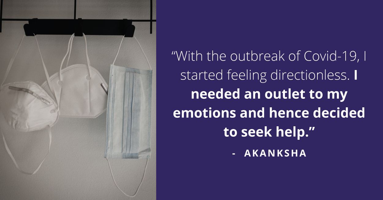 Akanksha finally started displaying her emotions to the fullest after seeking therapy.