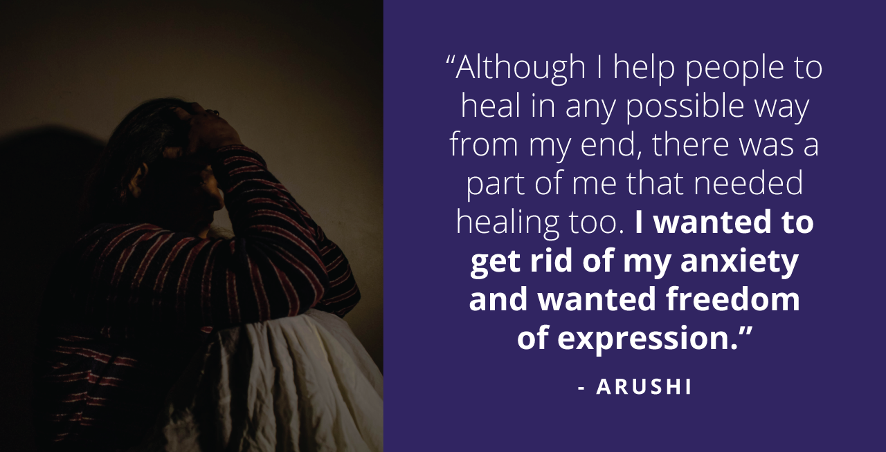 Arushi Gains Freedom of Expression Through Therapy