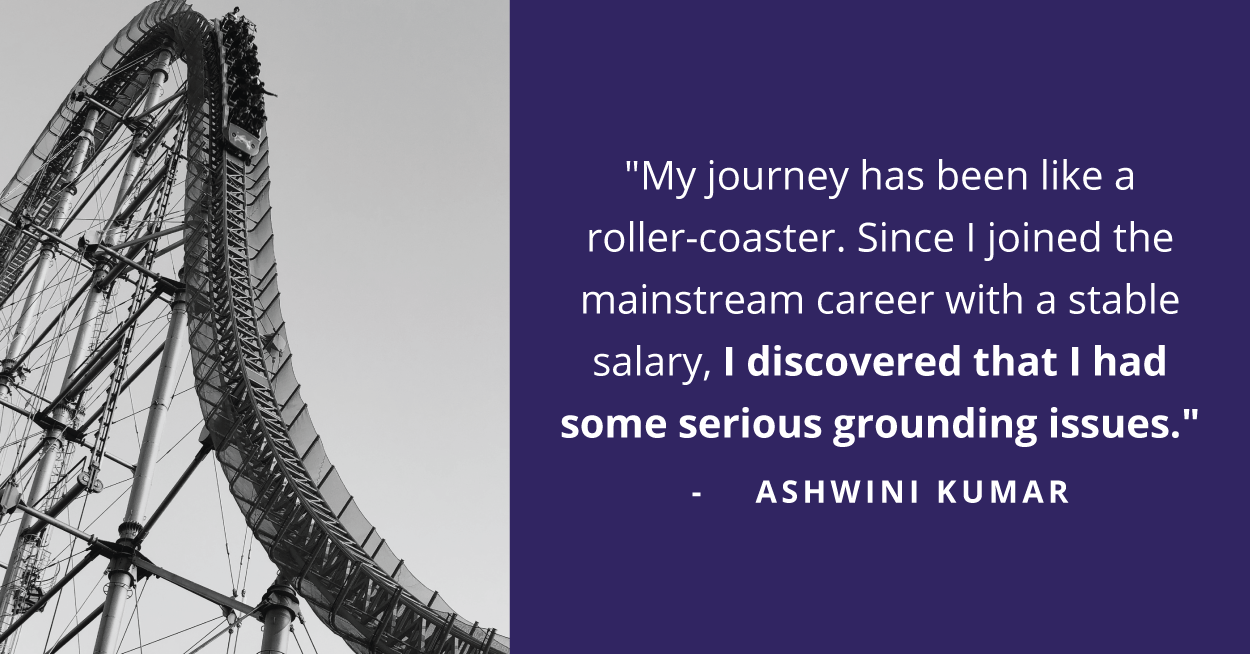 Ashwini Works His Grounding Issues with Therapy