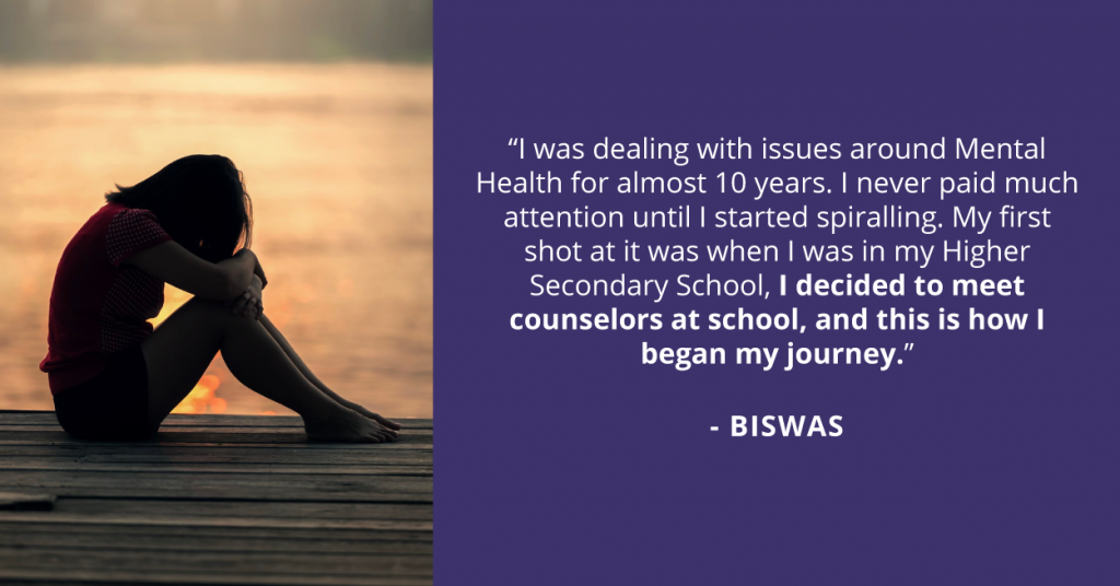How Biswas’s Curiosity and Attachment Towards Mental Health Helped Her Manage Her Depression.