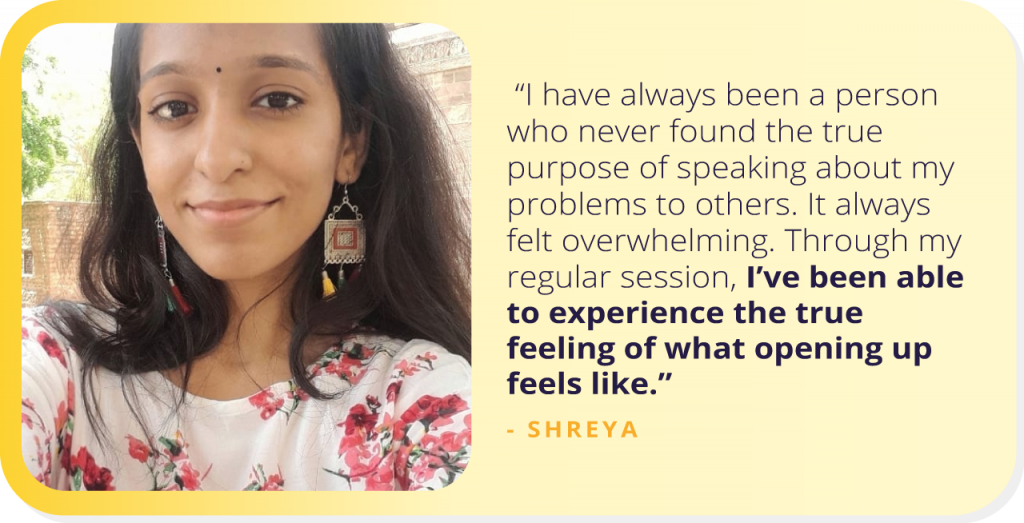The Beauty Of Opening Up Through The Lens Of Shreya Through Counseling
