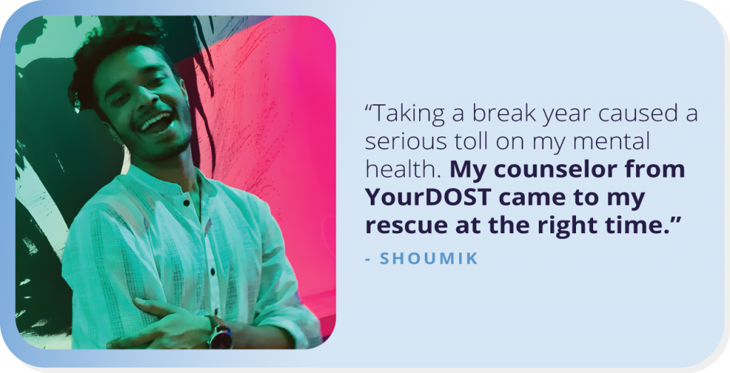 Shoumik’s Lion-hearted Story Of How He Summoned Up Courage In His Life Through Therapy.