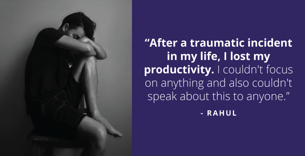 This Is How Rahul Beat Productivity Blues Through Therapy.