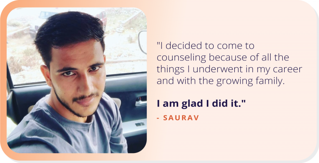 Saurav’s Uplifting Story Of How He Managed His Anxiety With Therapy.