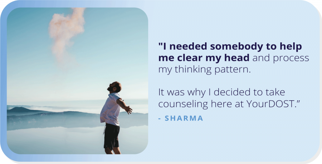Opening Up Never Felt This Liberating For Me Until Therapy” Sharma’s Story of Change.
