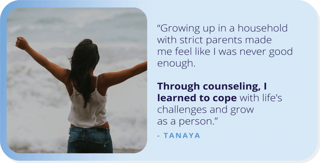 A Journey of Battling With Uncertainty and Finding Joy and Acceptance Through Counseling- This is Tanaya’s story.