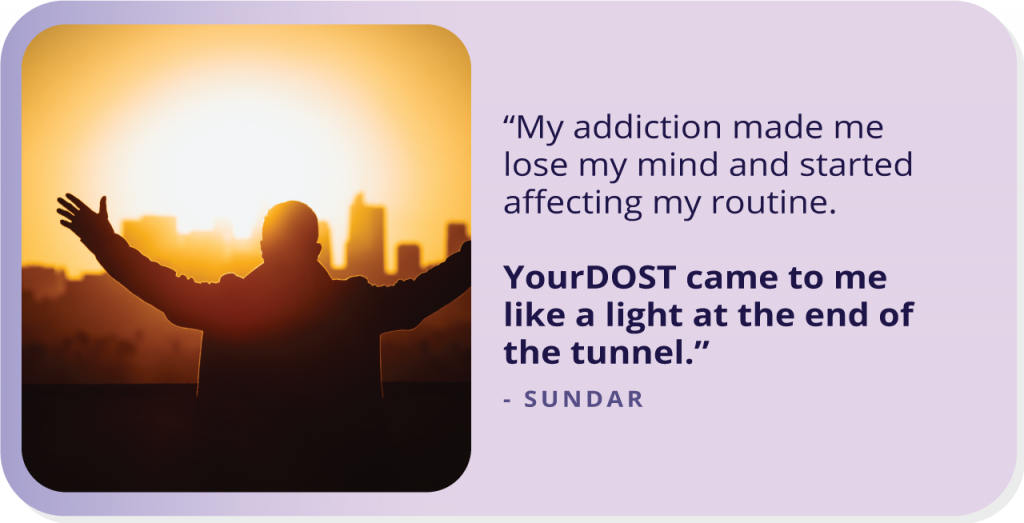 Sundar’s Tussle With Addiction and Anxiety: Overcoming It with Therapy
