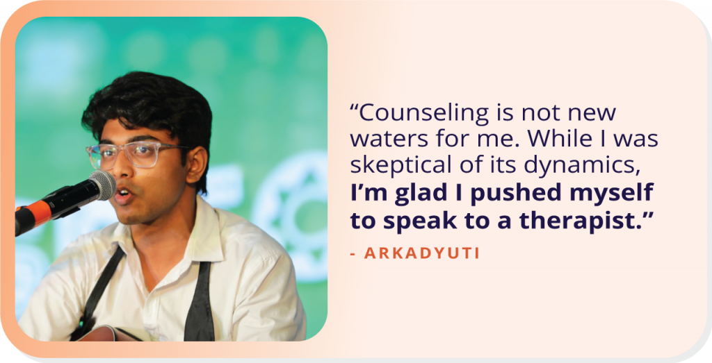 Through The Looking Glass of The Wonders Of Therapy: This is Arkadyuti’s Story.