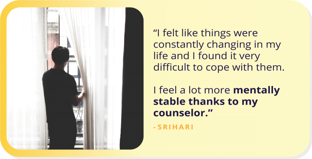 This is How Srihari Navigated The Winds Of Change Through Counseling.
