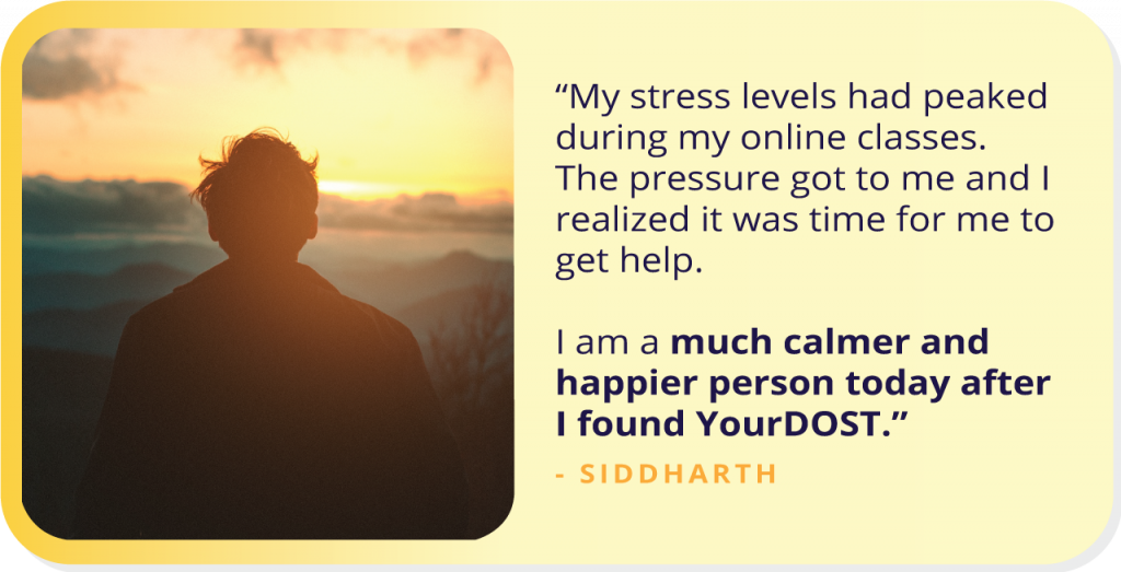 Siddharth’s Story of How He Battled Against The Clutches of Academic Pressure and Conquered Anxiety.