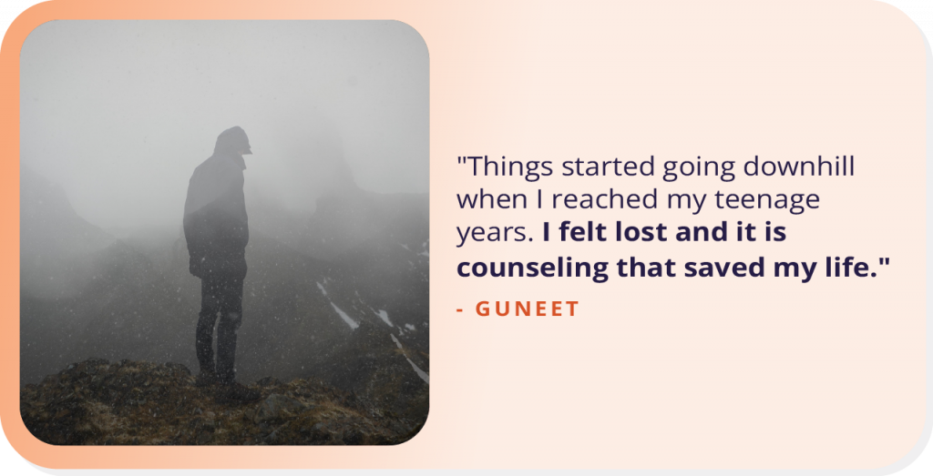 Guneet’s Inspiring Tale of How He Battled Depression And Found Comfort In Therapy.