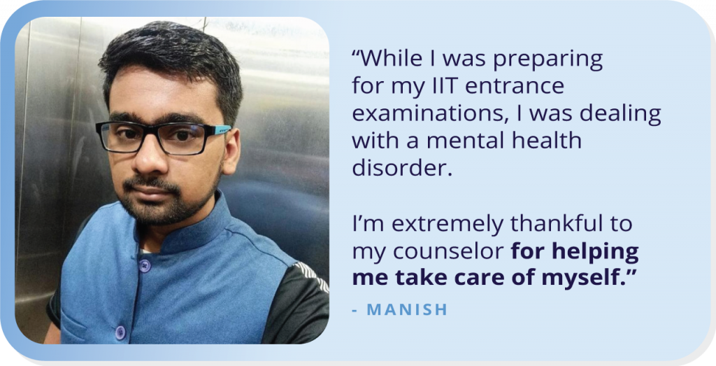 This is How Manish Refused To Let Life’s Challenges Define Him With The Help Of Counseling.