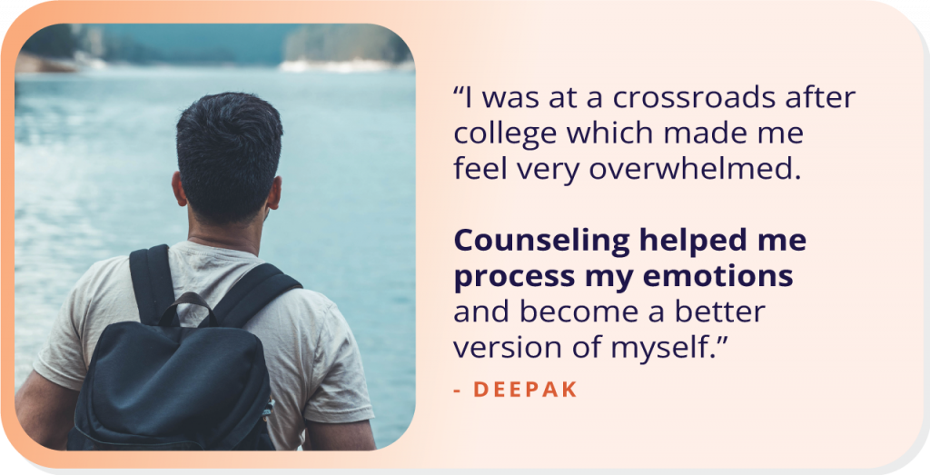 Here’s How Deepak Found Balance and Inner Strength Through Therapy.