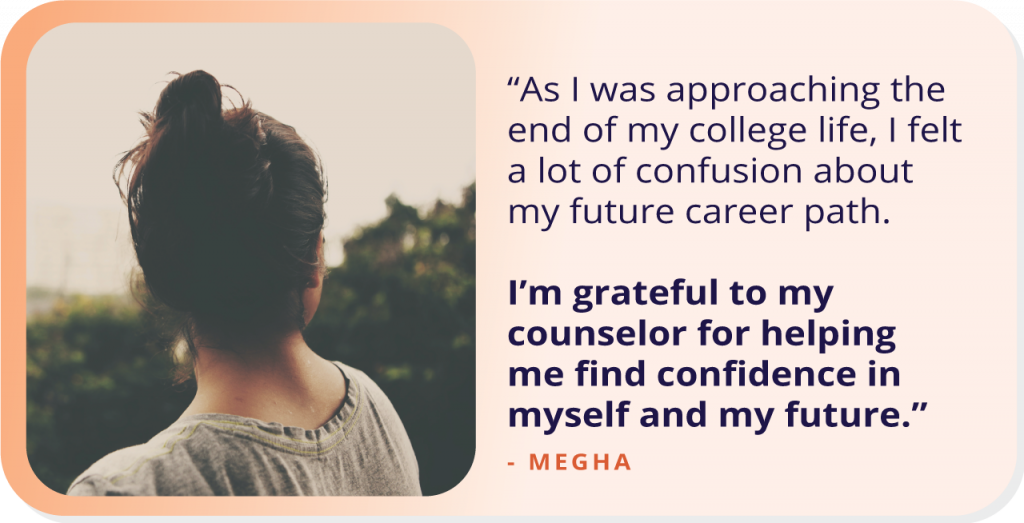 Unfolding Wings And Embracing Positivity and Confidence Through Counseling: This is Megha’s Story.