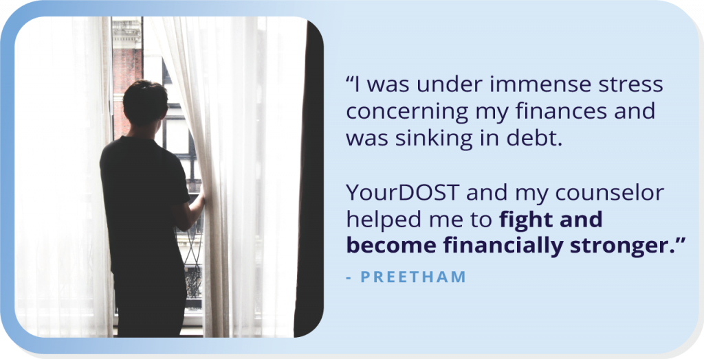 Preetham’s Story of Learning Finances and Managing Stress Like a Pro With The Help of Counseling.
