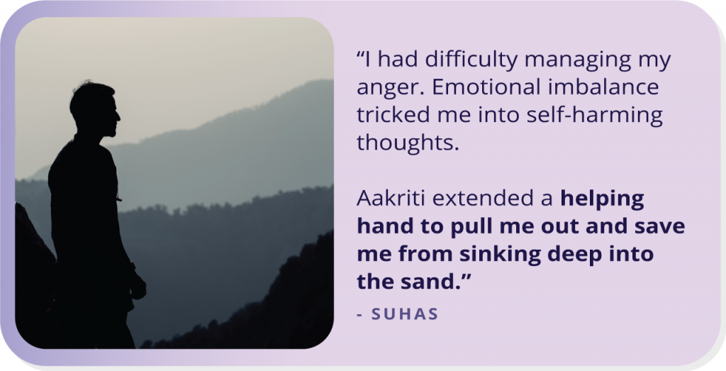 Suhas’ Journey: Transforming Anguish Into Resilience With The Help of Therapy