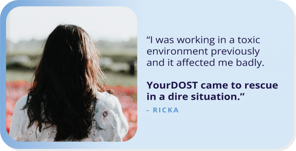 Emerging From Toxicity: A Journey of Healing for Ricka With YourDost
