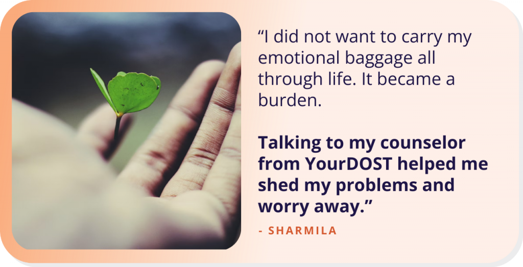 Embracing Change and Finding Strength: Sharmila’s Journey to Emotional Wellness with YourDOST.
