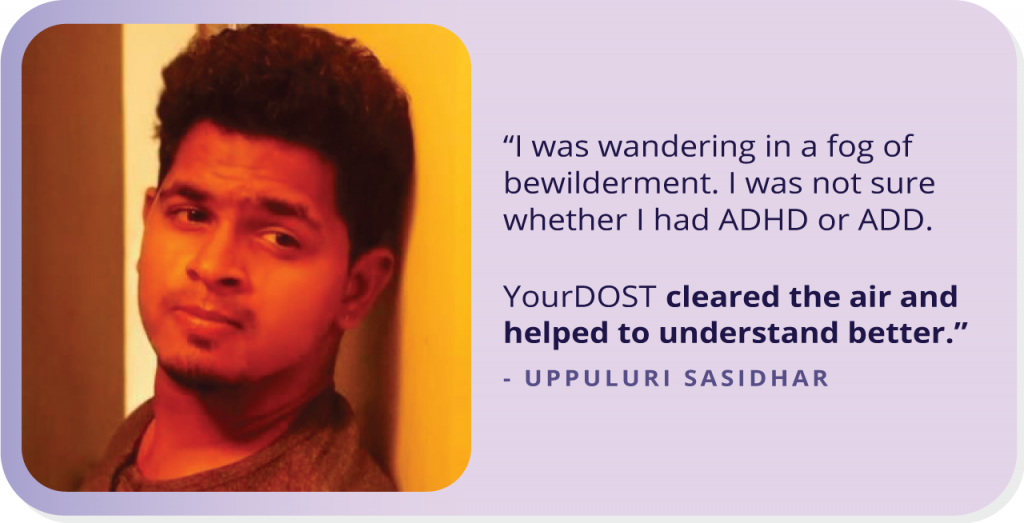 Here’s How Sasidhar Rewrote His Script of Growth With The Help of Therapy