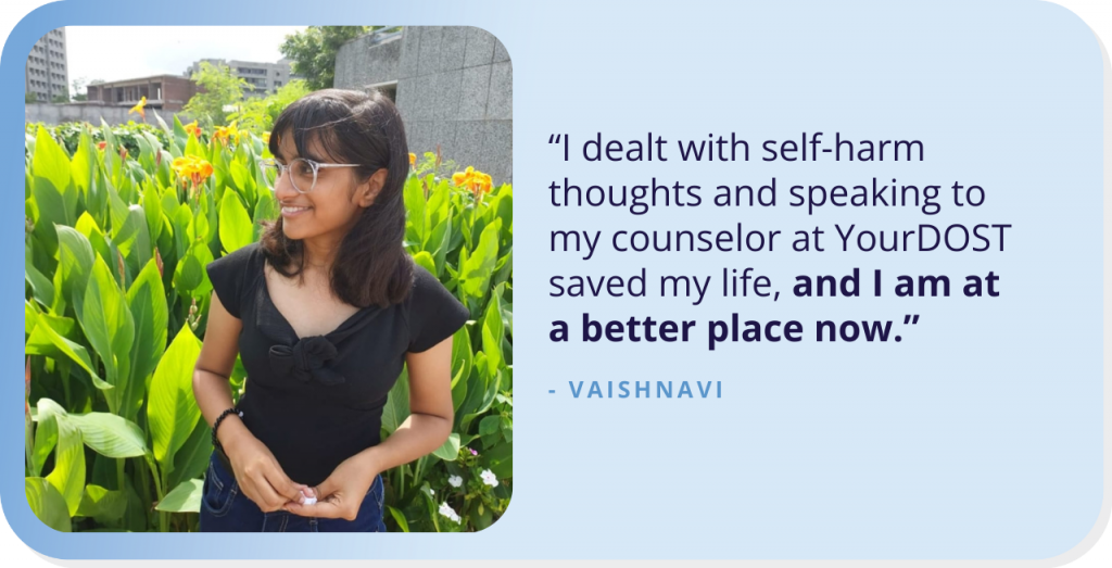 Vaishnavi’s Road to Self-Discovery and Healing with YourDOST.