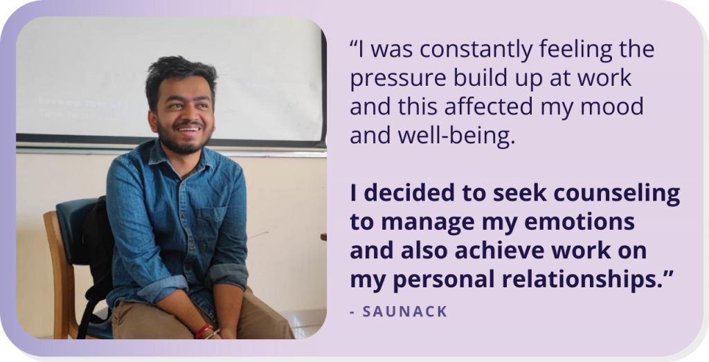 Embracing Serenity: Saunack’s Counseling Journey with YourDOST.