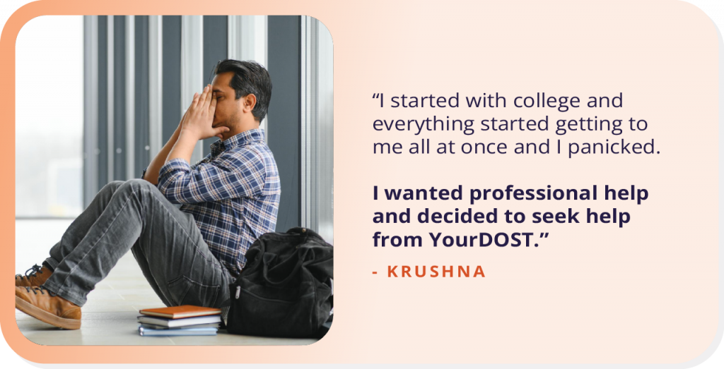 How Krushna Handled His Placement Stress And Thrived With The Help Of His Counselor