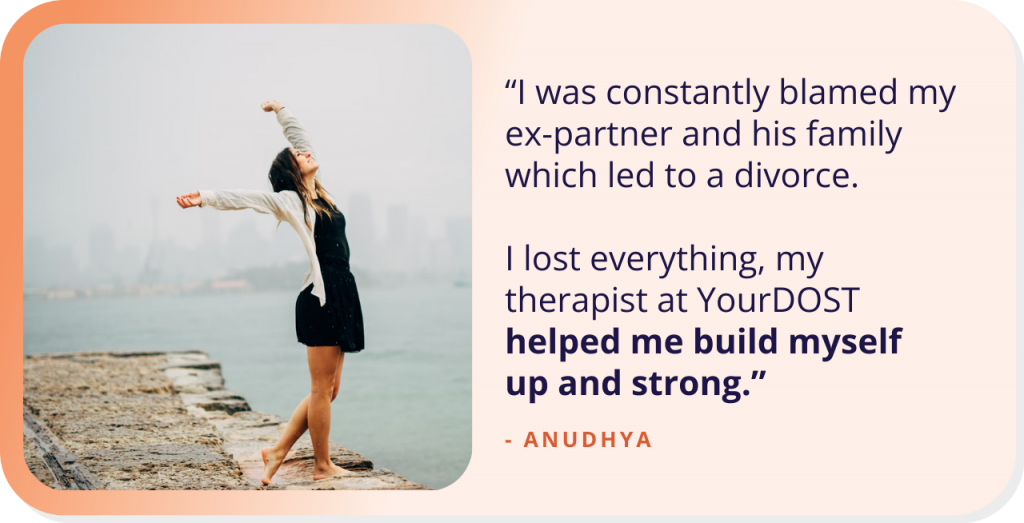 Anudhya’s Life-Transforming Story Of Handling Her Marriage Life With Grace Through Therapy