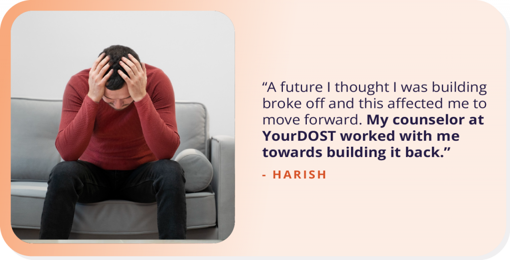 Harish’s Story Of How He Found Light At The End Of The Tunnel Through Counseling