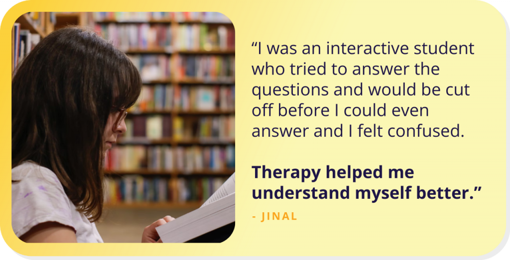 Discovering The Secrets of Self-Improvement With Therapy: Jinal’s Story of Success