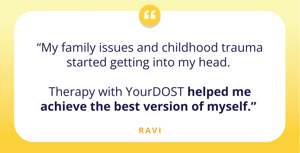 From Shadows to Light: Ravi’s Journey of Self-Discovery and Academic Triumph with Therapy