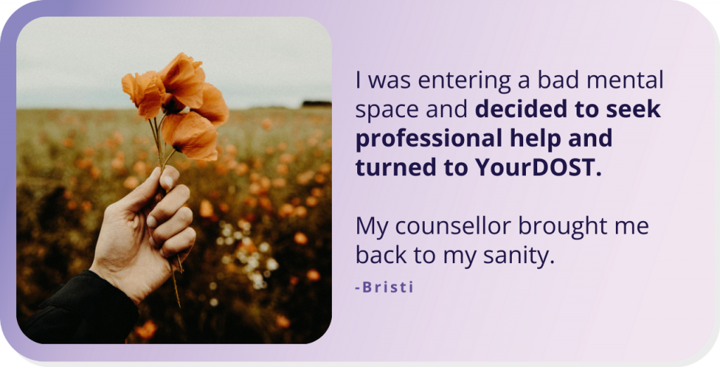 Bristi ’s Tale Of How She Forged Ahead Amidst Her Mental Block With Counseling