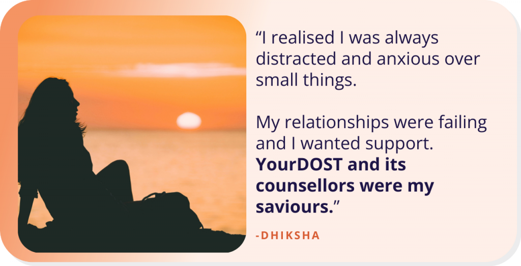 How Therapy Helped Dhiksha Bring Positivity To Her Life And Relationships