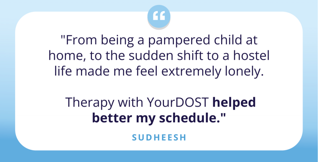From the Shadows of Isolation to The Sunrise of Hope: Sudeesh’s Journey with Therapy