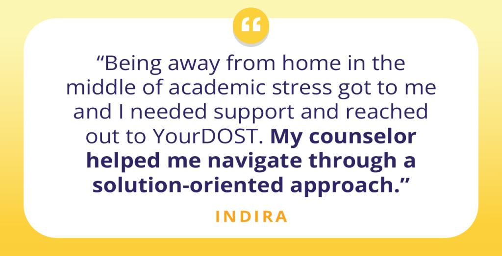 This Is How Indira Balanced Her Academic Stress And Kicked Anxiety Out Through Counseling