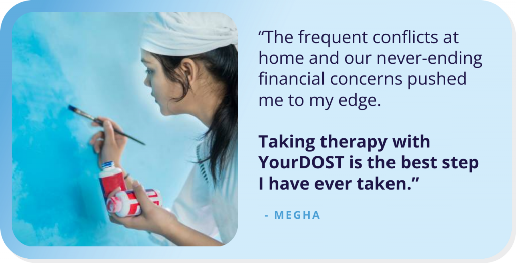 Painting a Life of Her Dreams with Therapy: Megha’s Story of Improvement