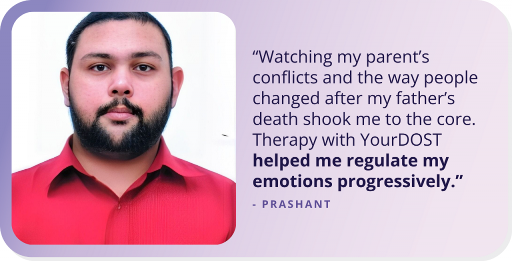 Finding Solace in Self-Care: Prashant’s Journey from Turmoil to Tranquility with Therapy