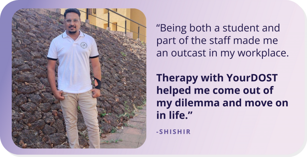 Crossing The Bridge of Self-Improvement with Therapy: Shishir’s Journey of Life