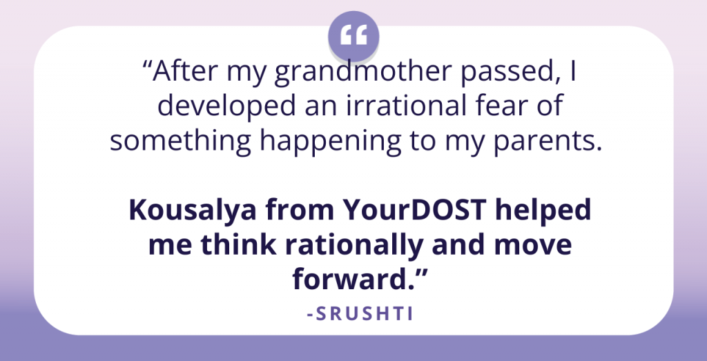 Srushti’s Story of Splitting Her Thoughts from Her Actions with Therapy