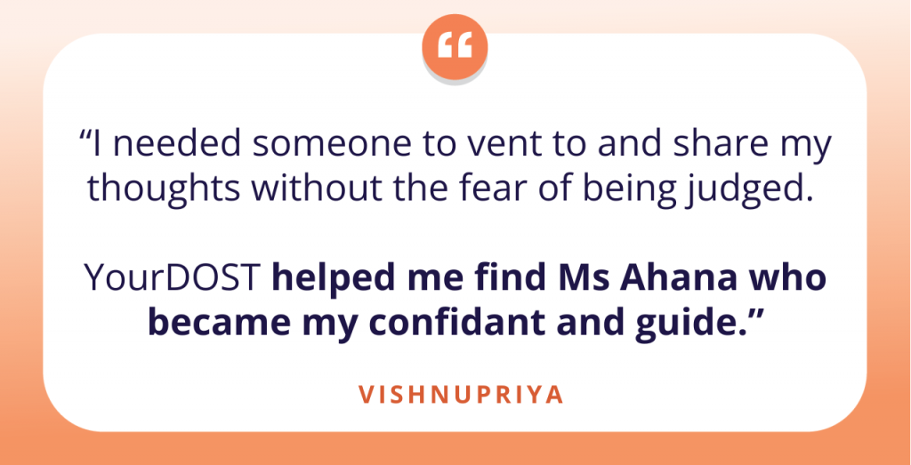 Vishnupriya’s Journey of Expression: Sharing Emotions and Feelings with Therapy