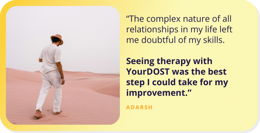 Transforming Life, One Step at a Time with Therapy: Adarsh’s Journey of Courage